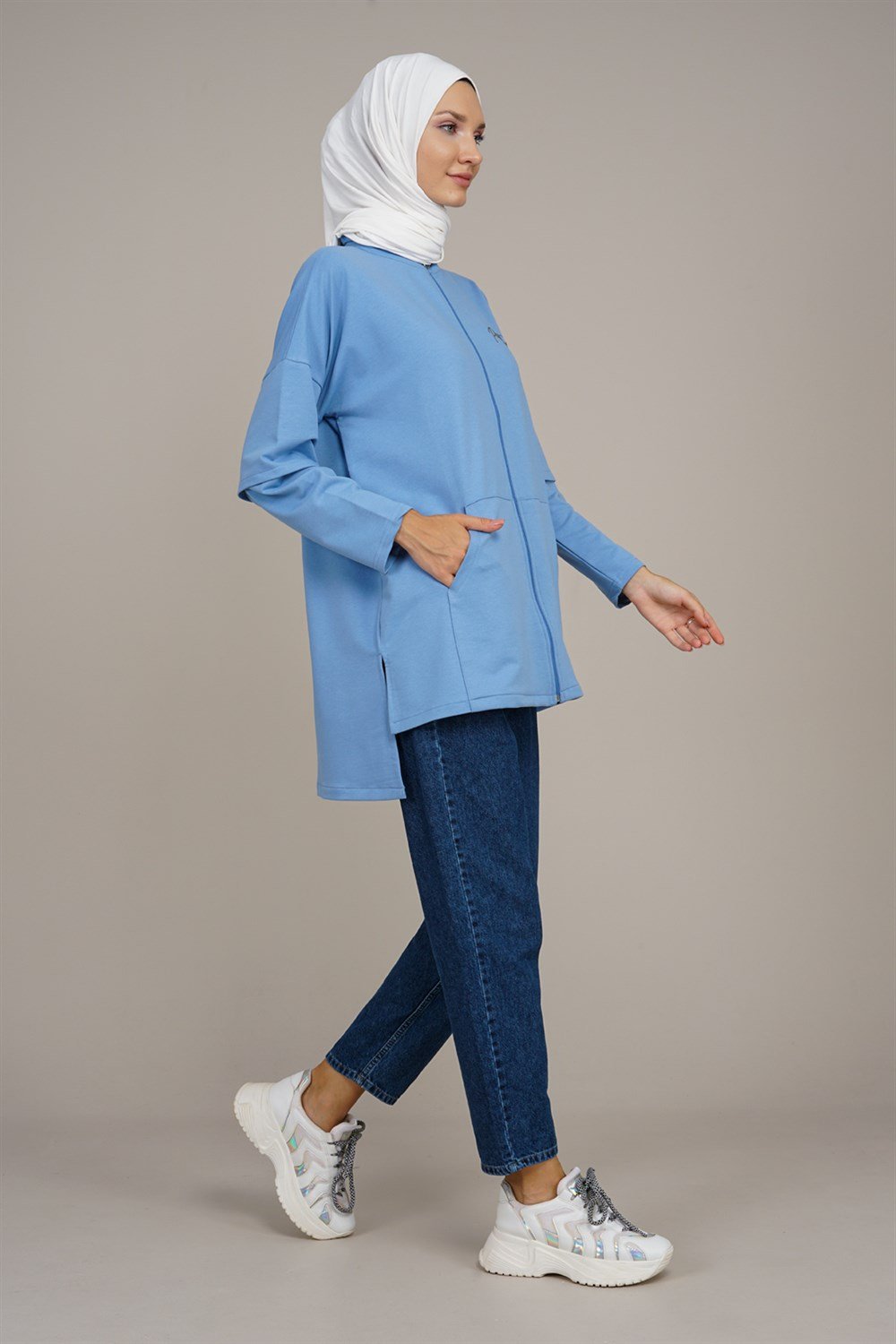 Women's Tracksuit Top İndigoM1021