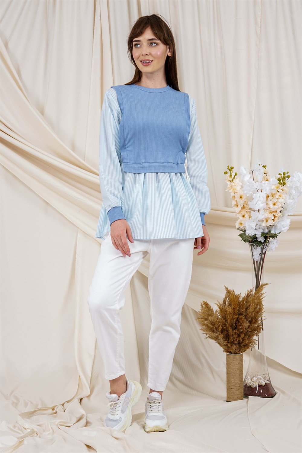 تونيك للنساء أزرقT2115