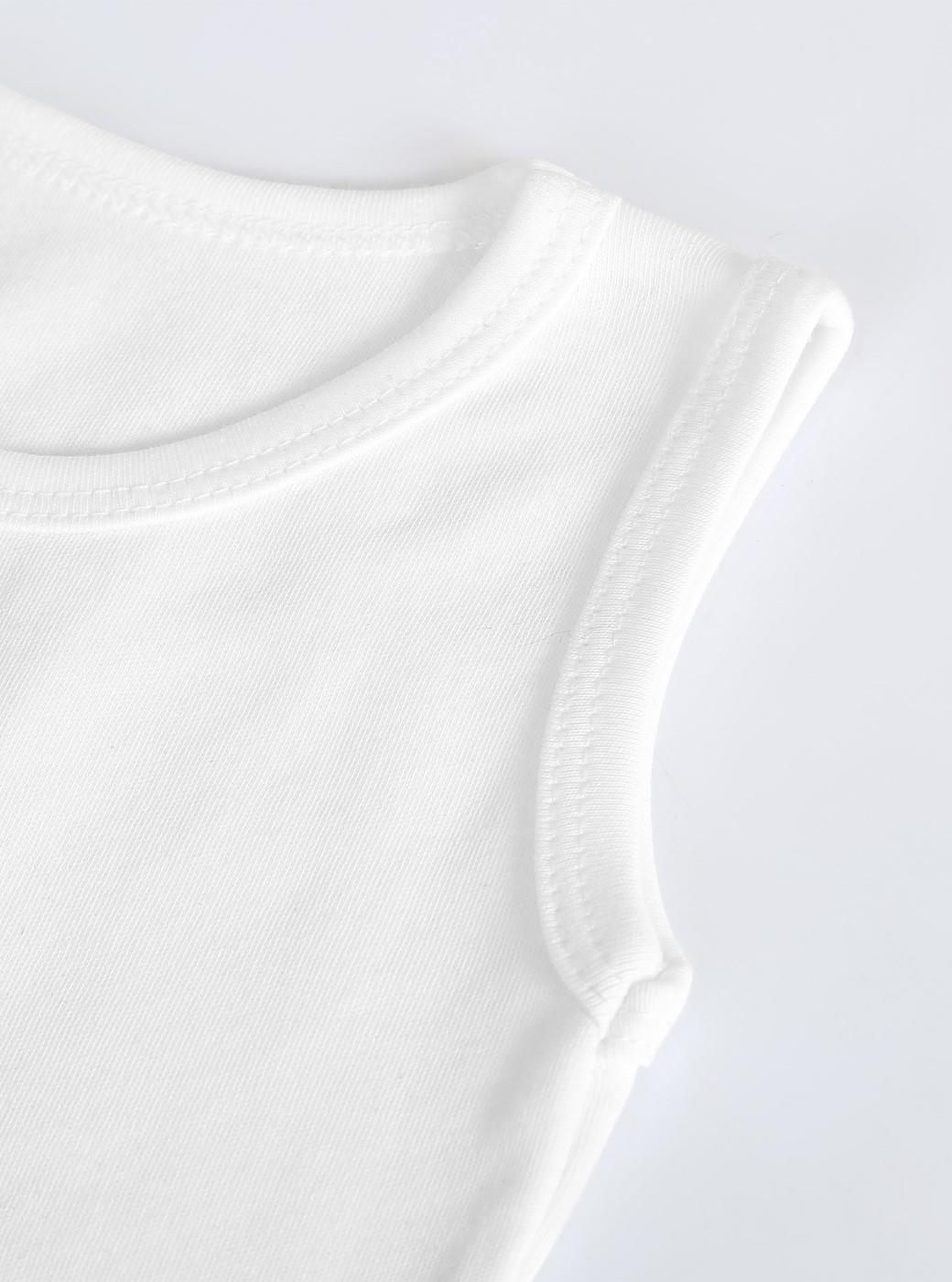 5'Li Zıbın Bebek Askılı Çıtçıtlı Body %100 Pamuk