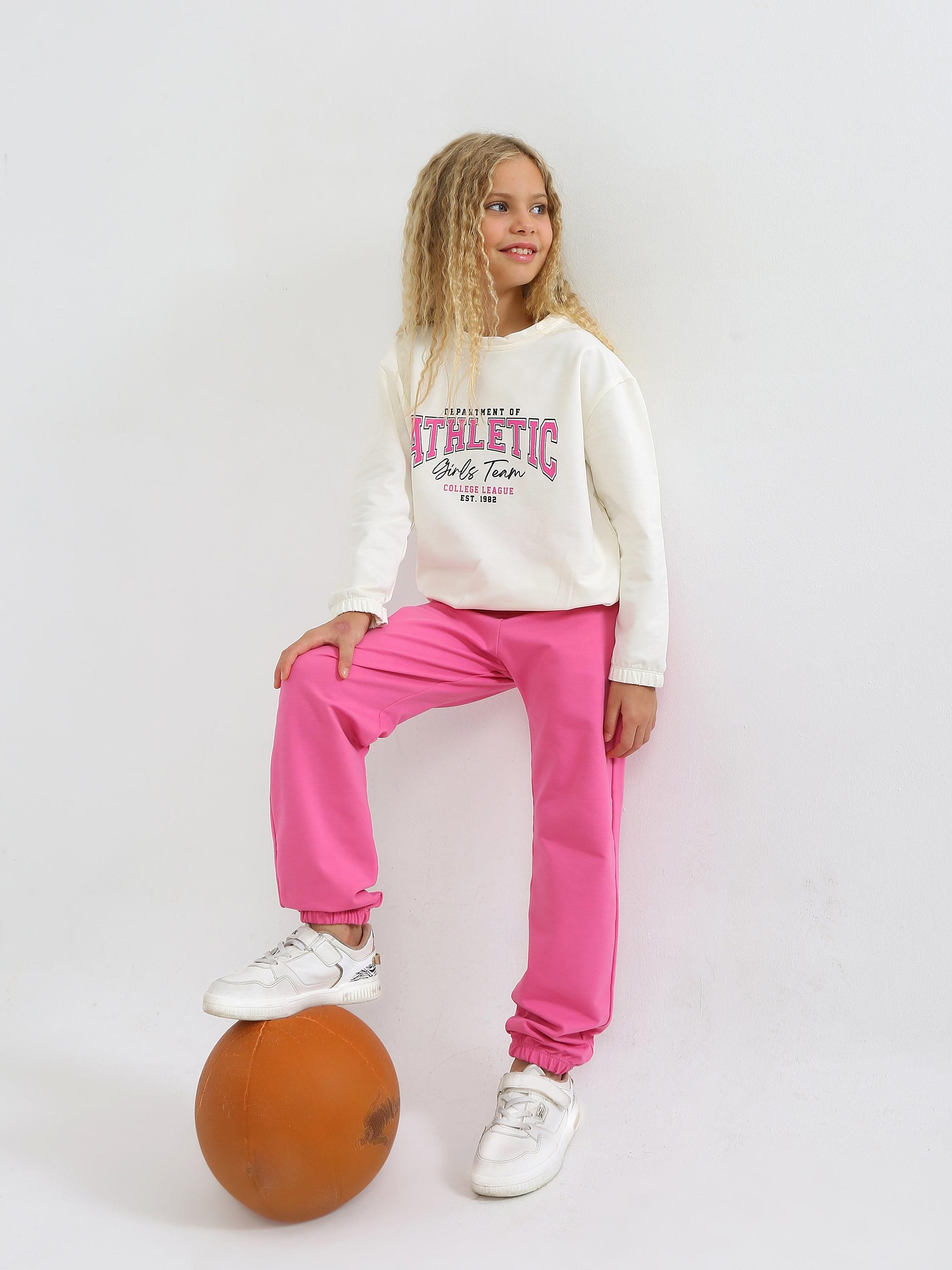 Erkek Çocuk Pamuklu Eşofman Takımı Girls Team