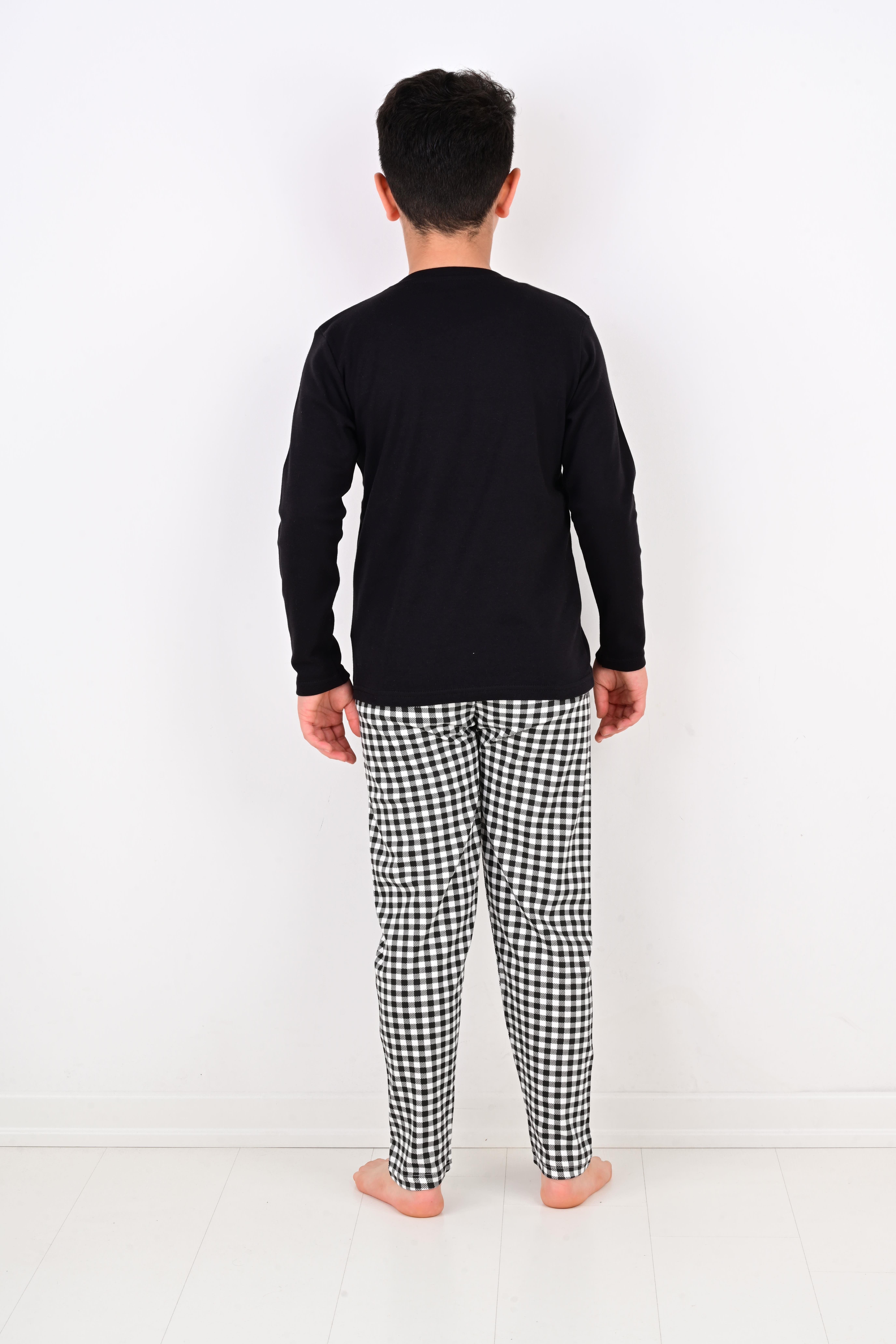 Erkek Çocuk Uzun Kollu %100 Pamuklu Pijama Takımı Speed Resto