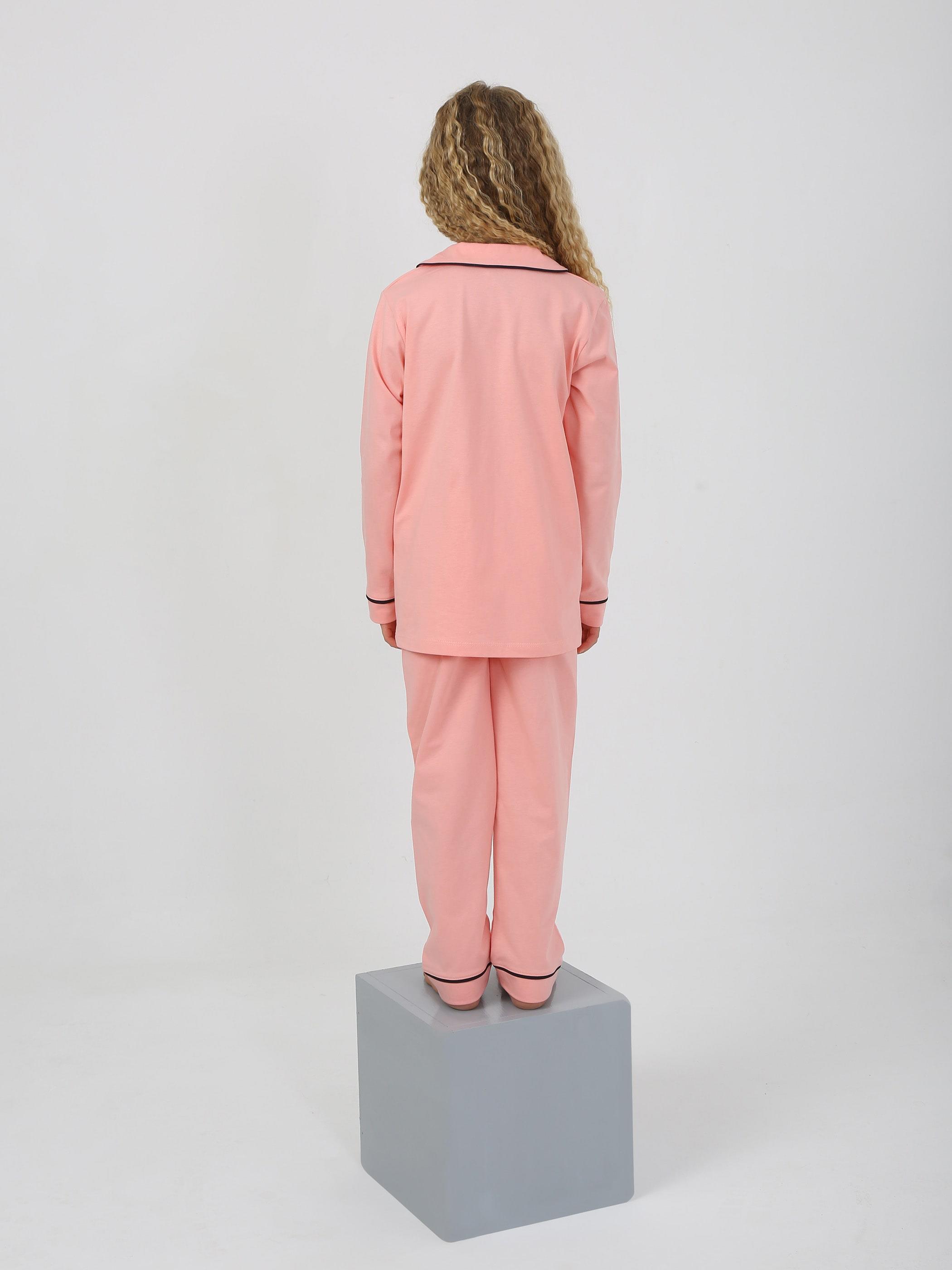 Kız Çocuk Uzun Kollu %100 Pamuklu Pijama Takımı Little Princess