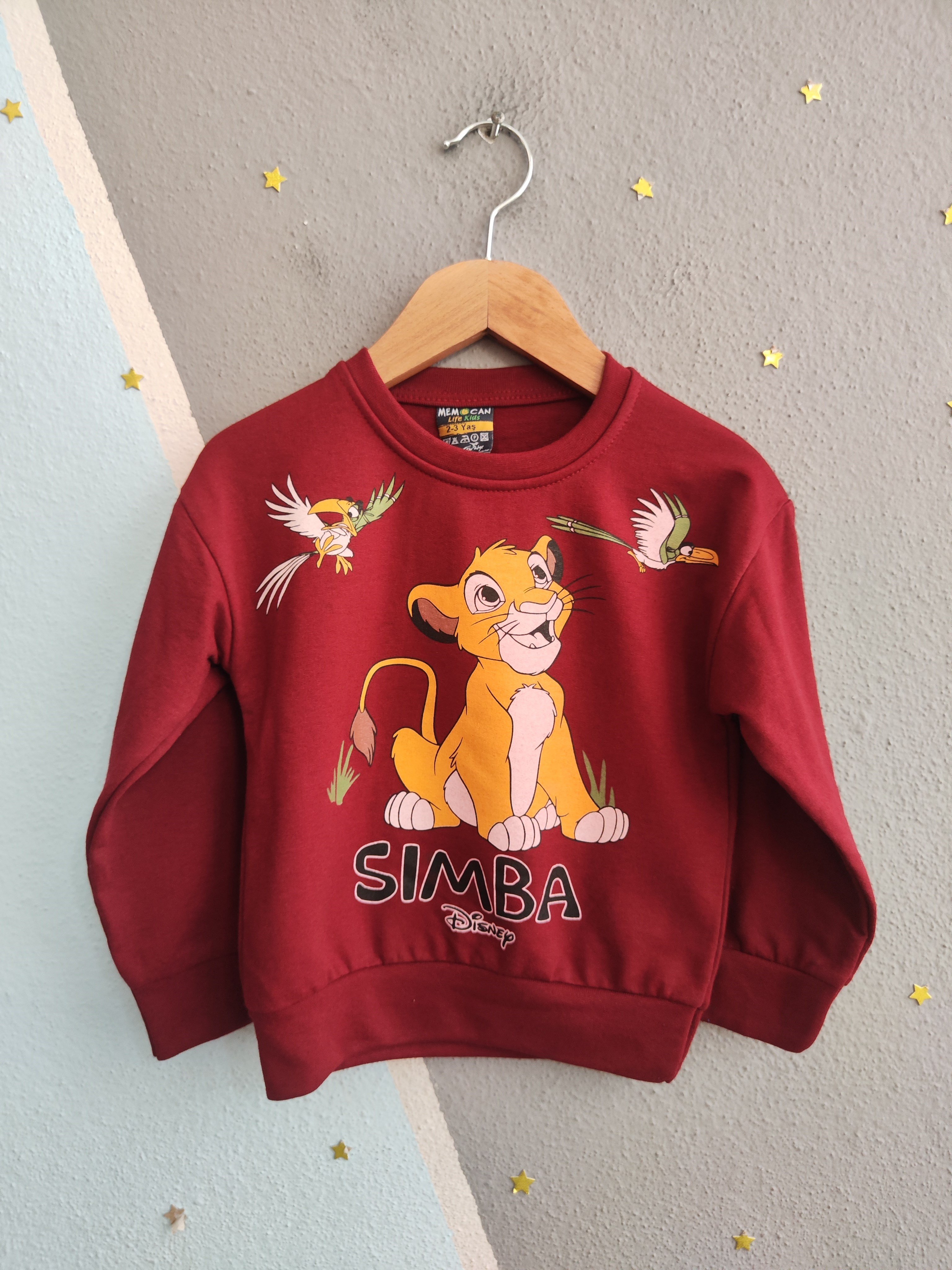 2116 - Baskılı Erkek Çocuk Takımı - Bordo