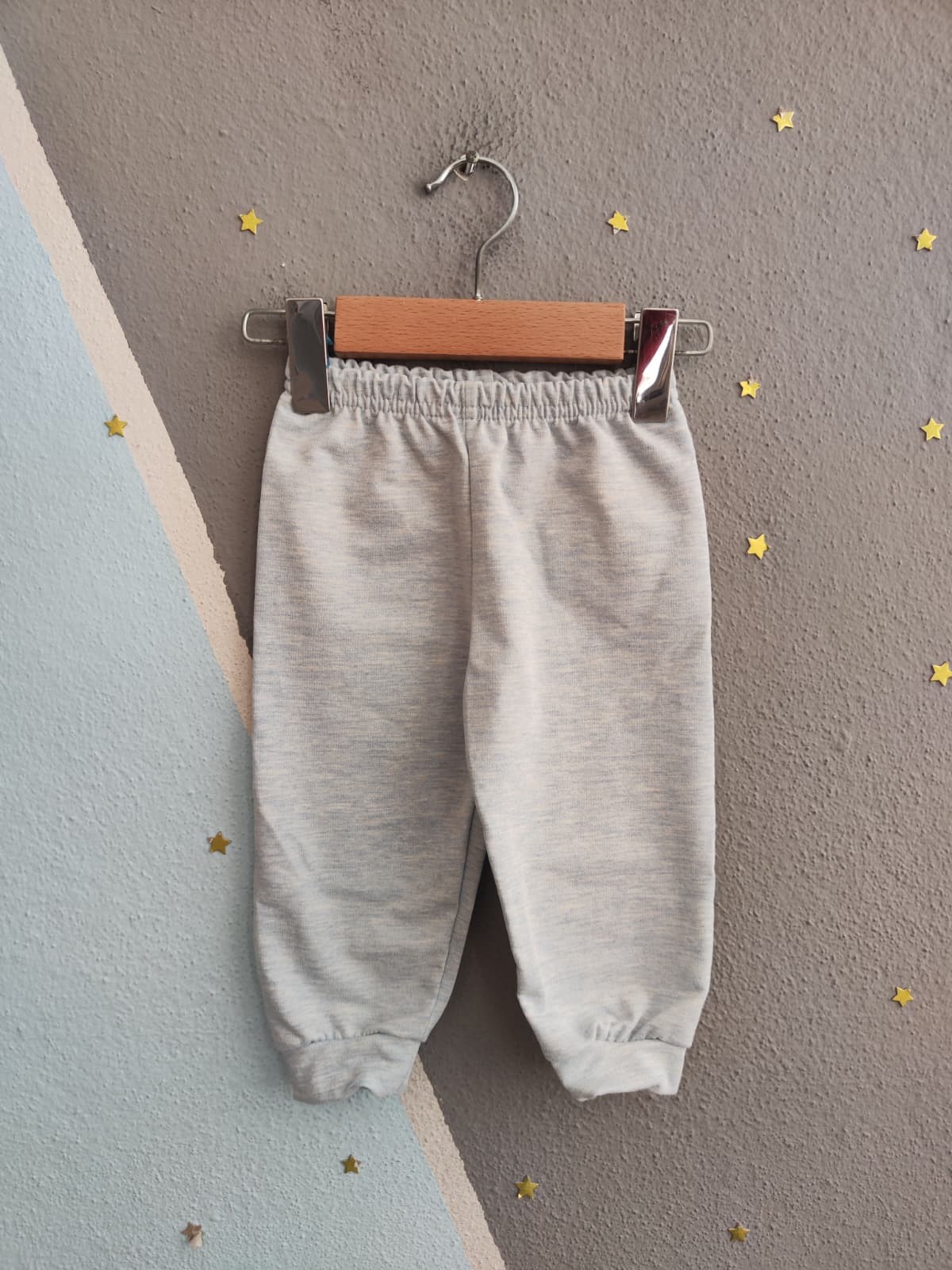 2132 - Kapüşonlu Unisex Bebek Takımı - Mavi