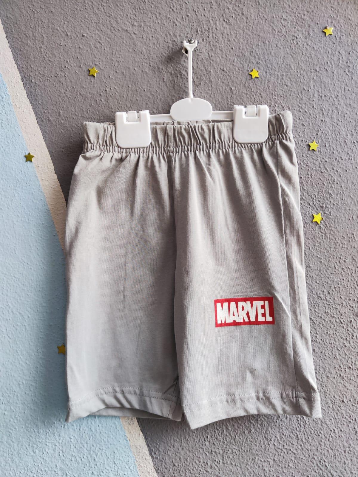 Marvel Baskılı Marka Erkek Takım - Gri