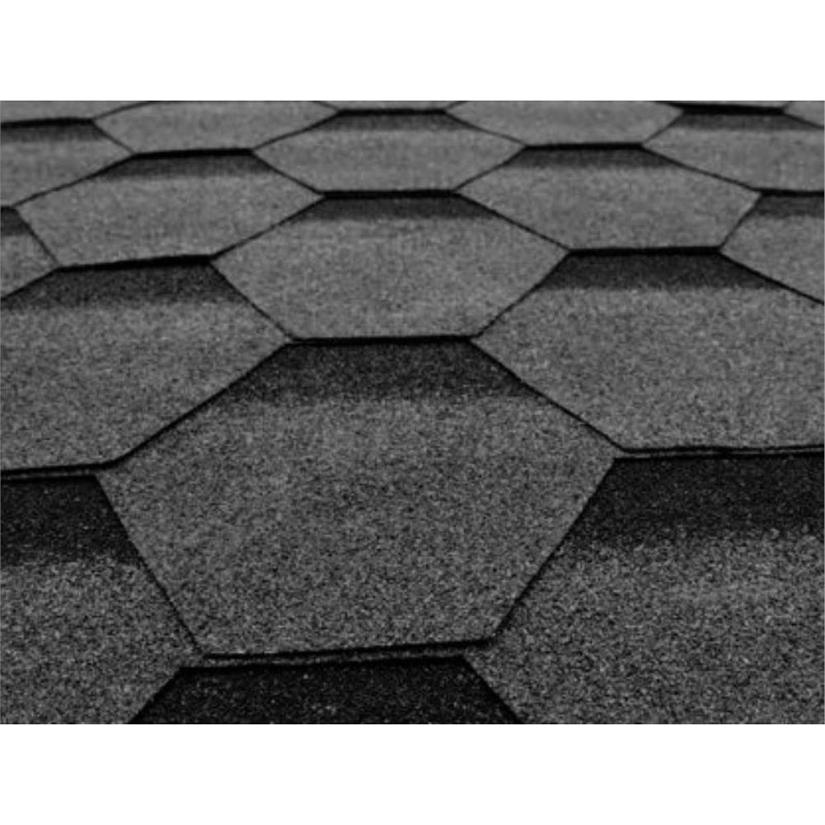 Sim Shingle Altıgen Mix Gri Plus-2