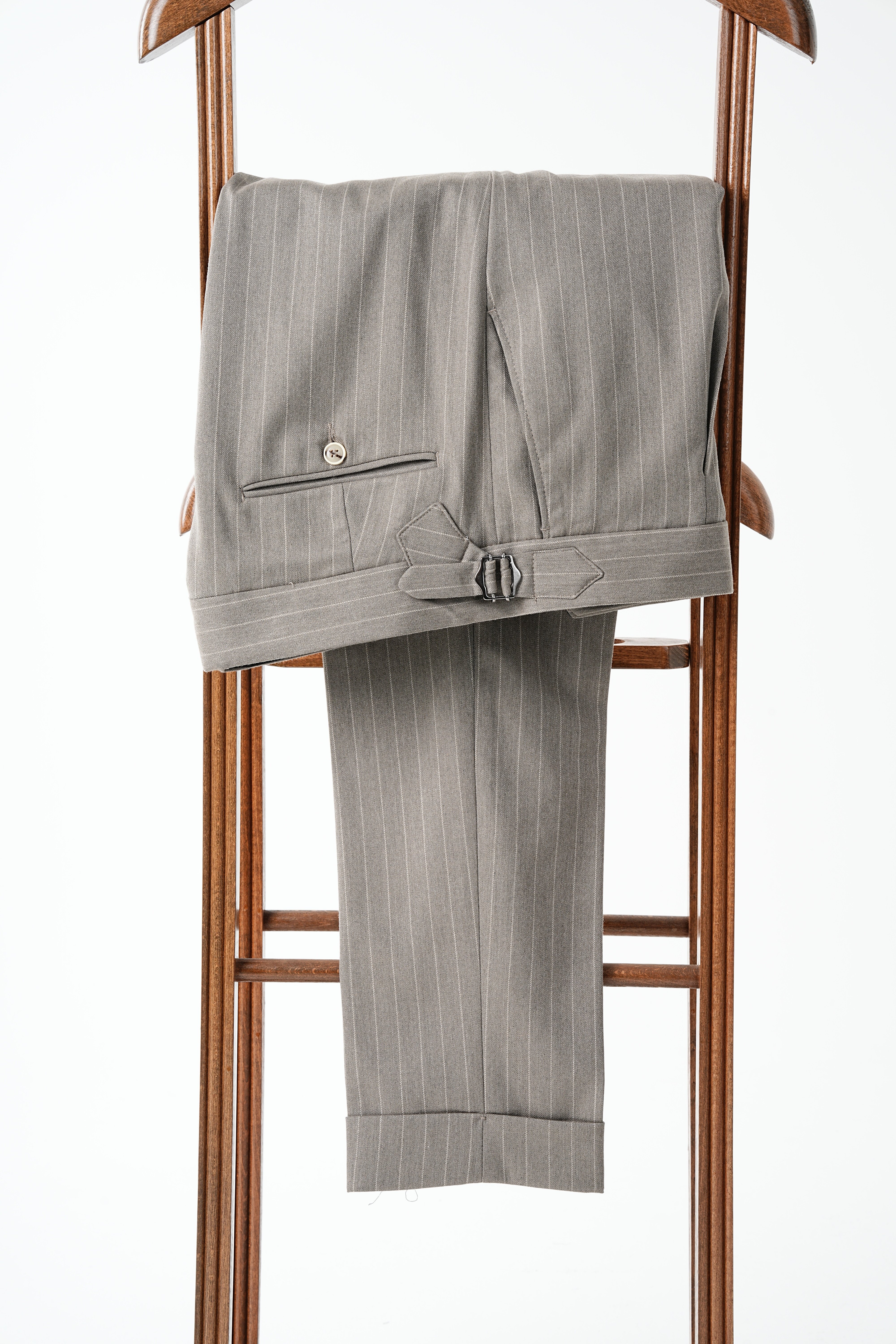 Premium Erkek Kruvaze Takım Elbise Slim Fit İtalyan Stil Punto Dikişli Ceket Pantolon - Sütlü Kahve