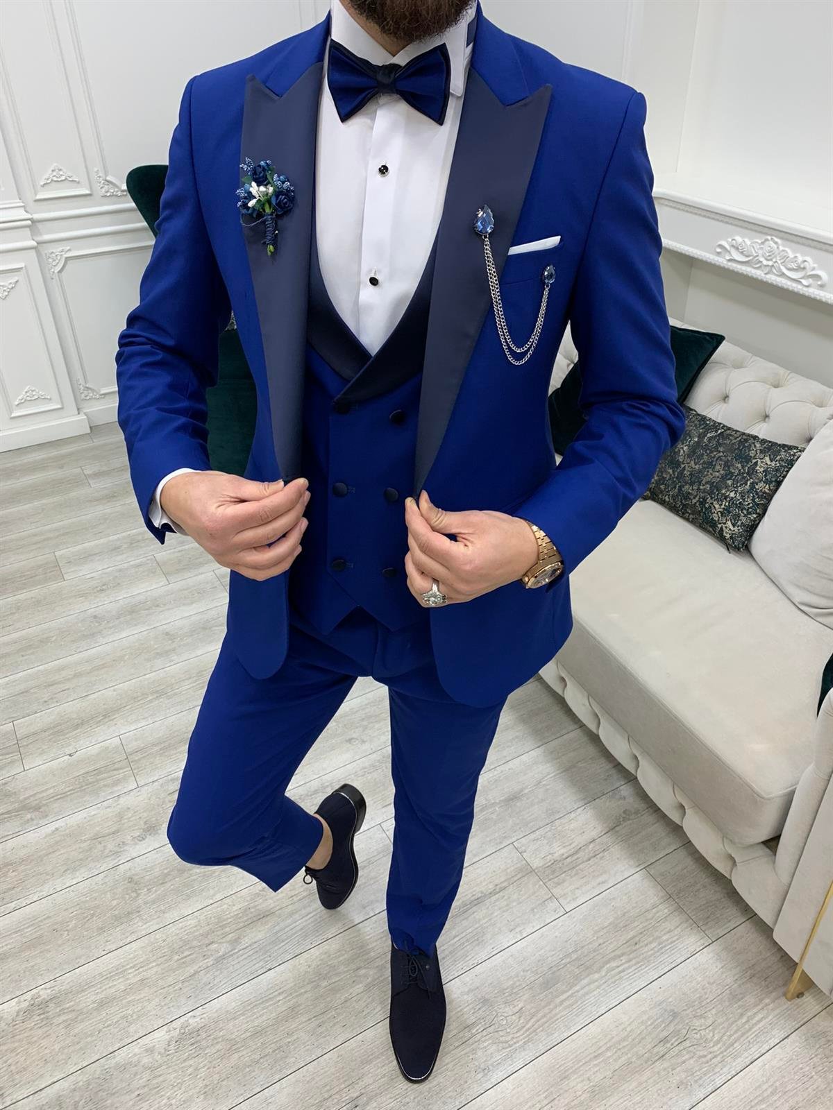 Gilet Rosso Con Paillettes Da Uomo Per Carnevale E Feste