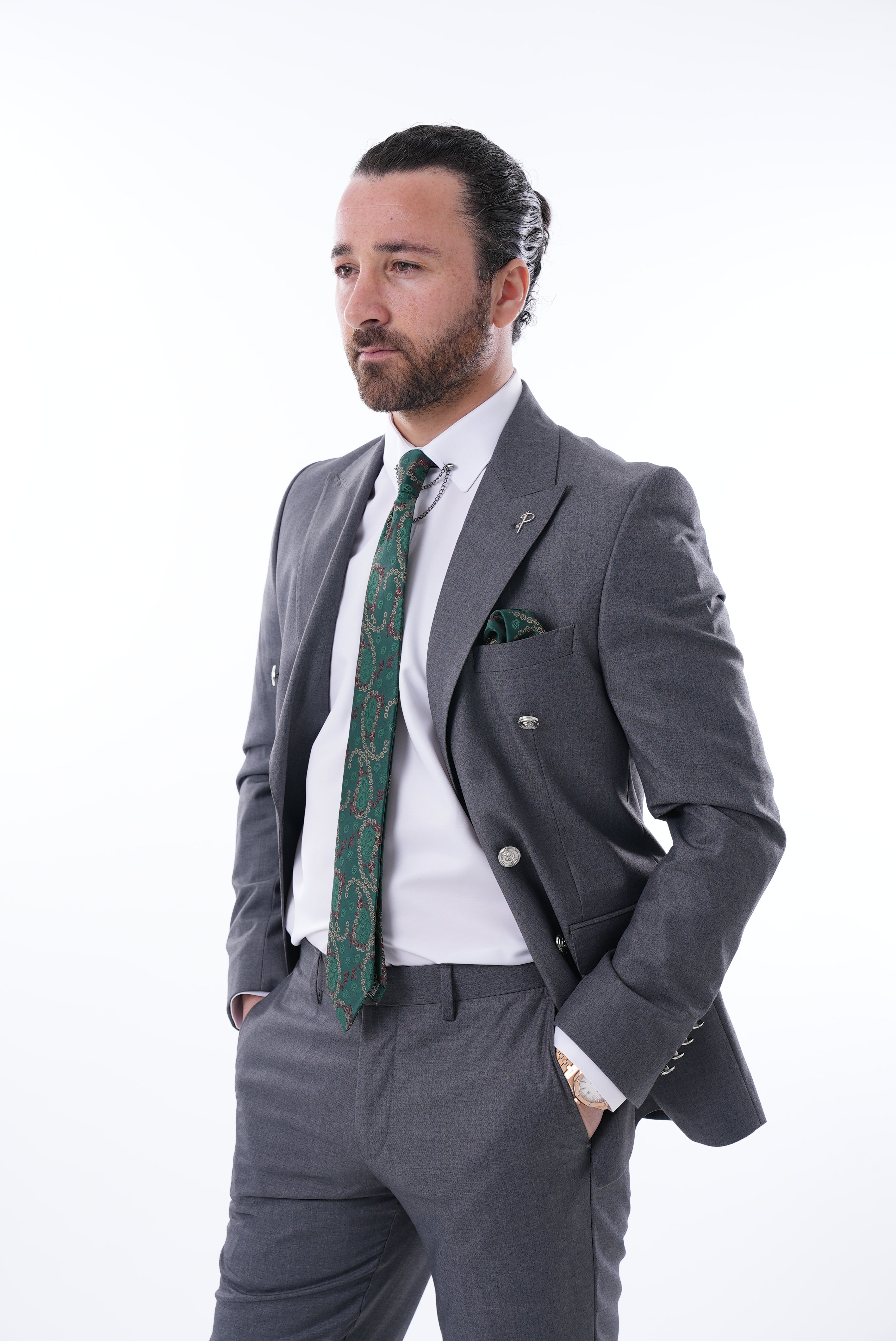 Costume Slim Homme - Laine Mélangée - Moderne et Élégant