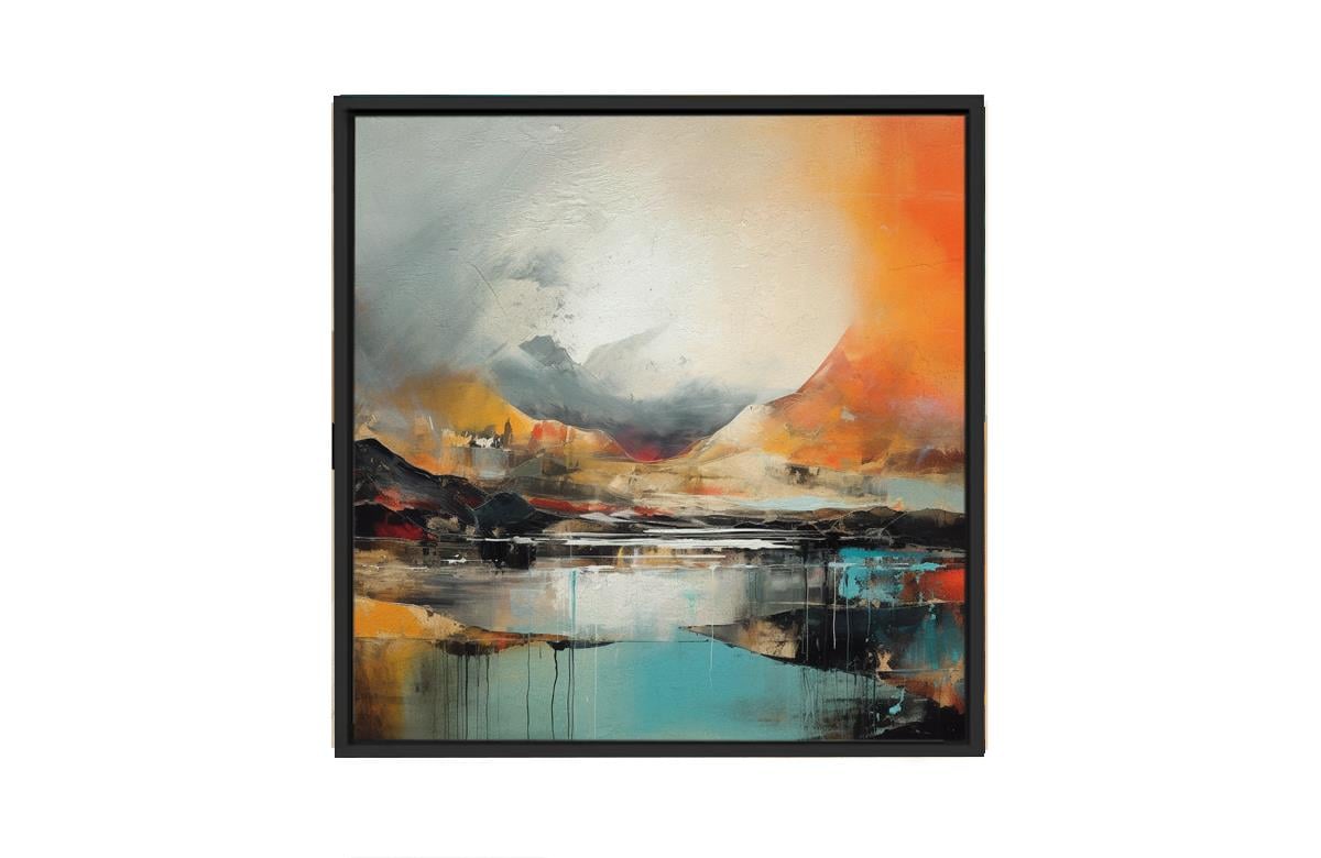  Yağlı Boya Dokulu Tablo Desert 422