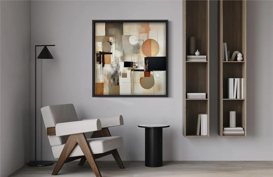 Ahşap Traverten Dokulu Tablo Fabrika 280