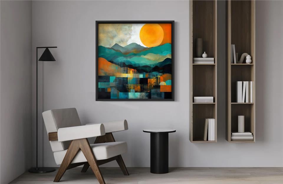 Ahşap Traverten Dokulu Tablo Nature 285