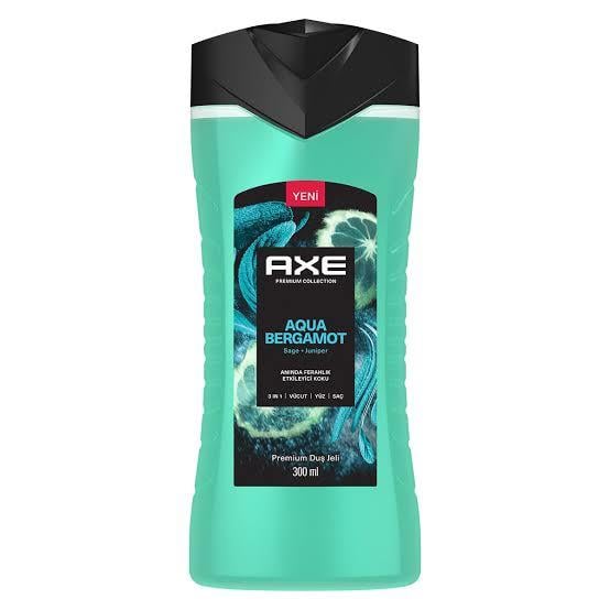 AXEAXE PREMİUM COLLECTİON DUŞ JELİ AQUA BERGAMOT 3 İN 1 VÜCUT SAÇ YÜZ 300 ML