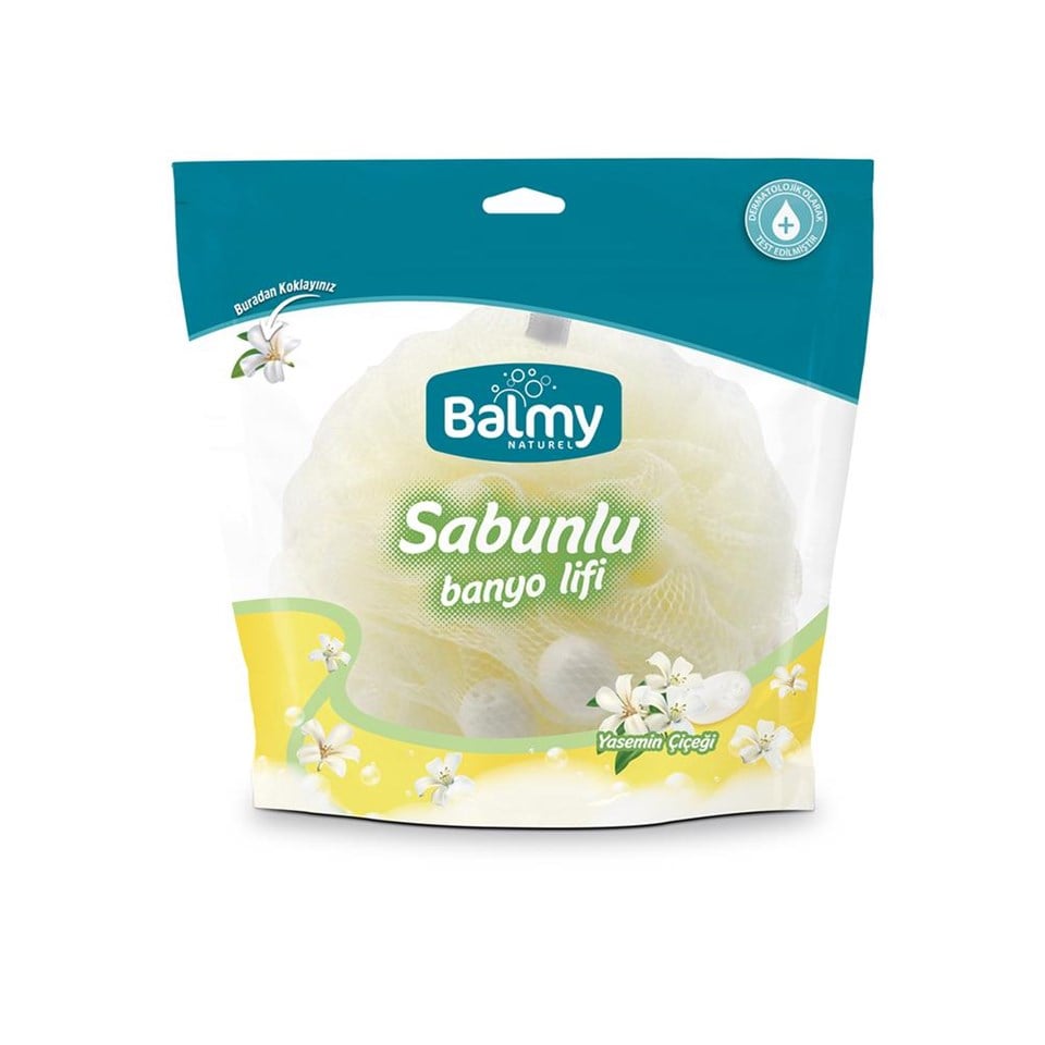 BALMY YASEMİN ÇİÇEĞİ SABUNLU BANYO LİFİ