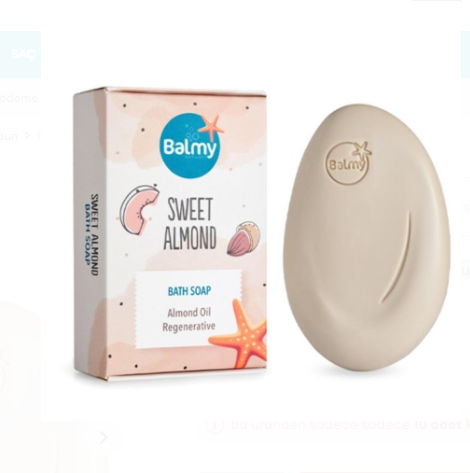 BALMYBALMY TATLI BADEM ESANSLI KATI SABUN 110GR