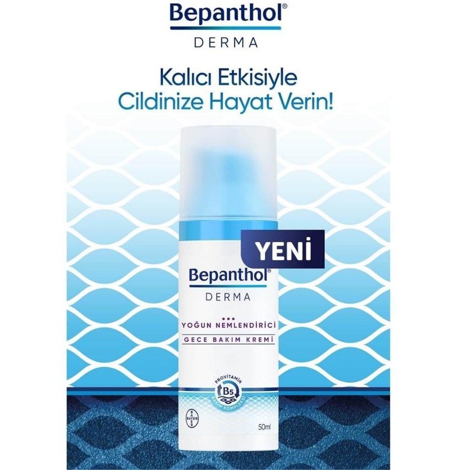 BEPANTHOL DERMA GECE KREMİ YOĞUN NEMLENDİRİCİ 50 ML