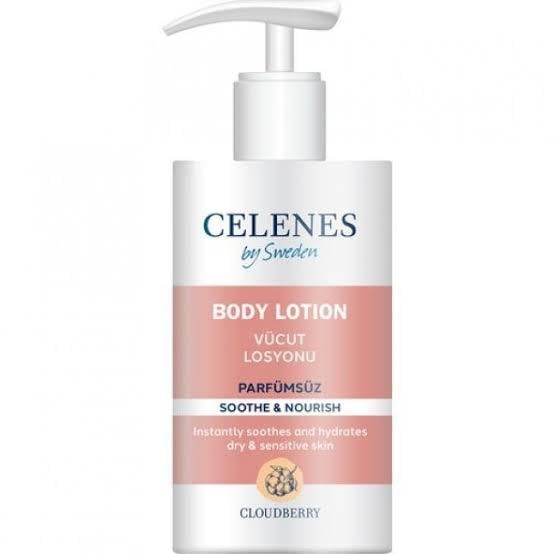 CELENES CELENES CLOUDBERRY PARFÜMSÜZ VÜCUT LOSYONU KURU/HASSAS CİLTLER 200 ML