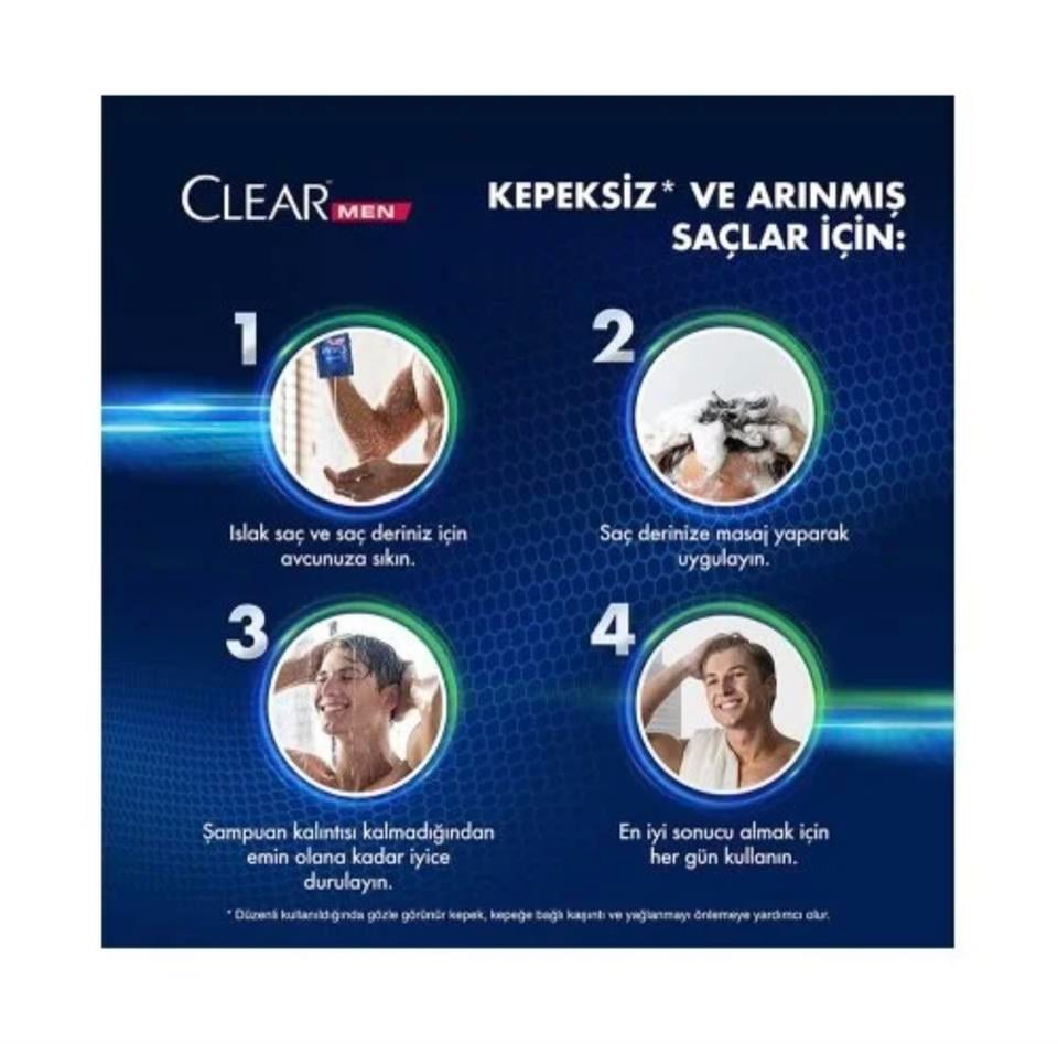 CLEAR MEN MAKSİMUM FERAHLIK 350 ML