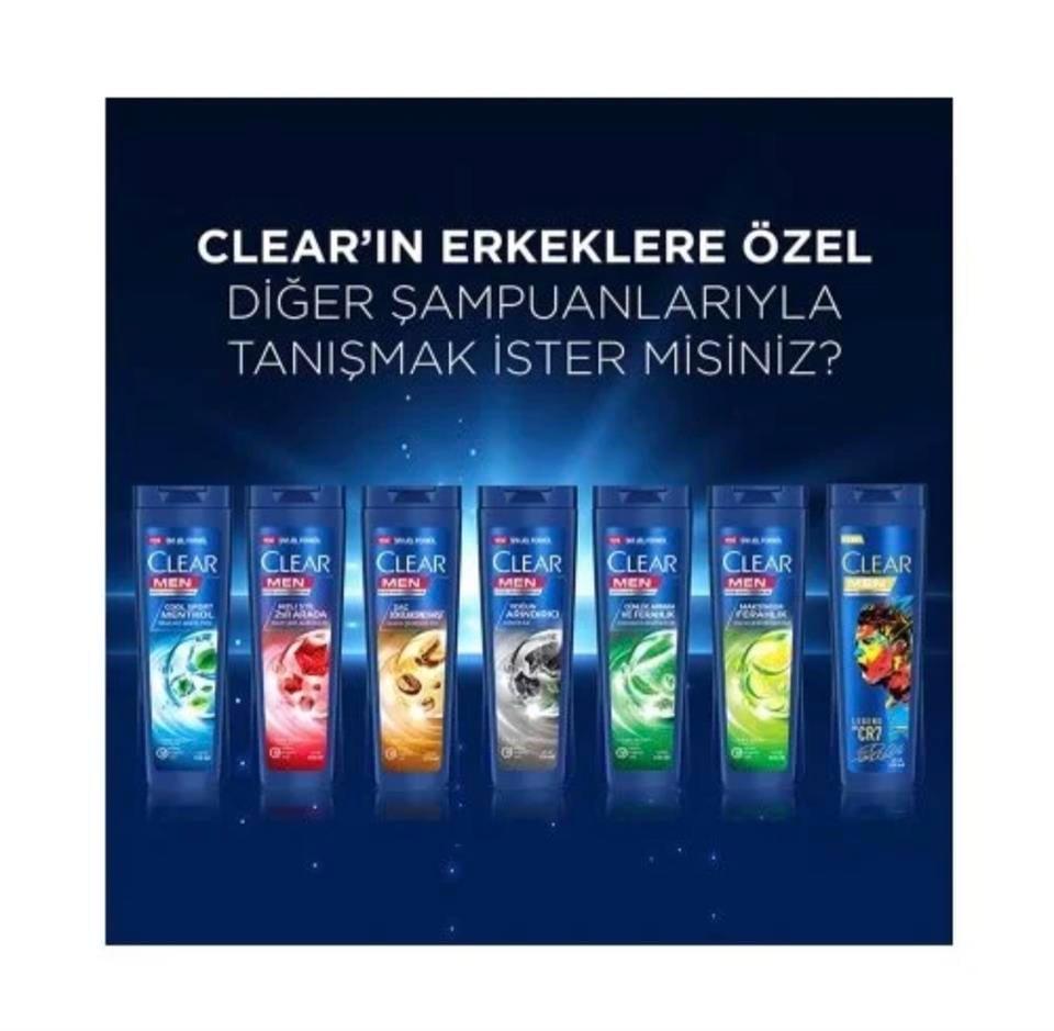 CLEAR MEN MAKSİMUM FERAHLIK 350 ML