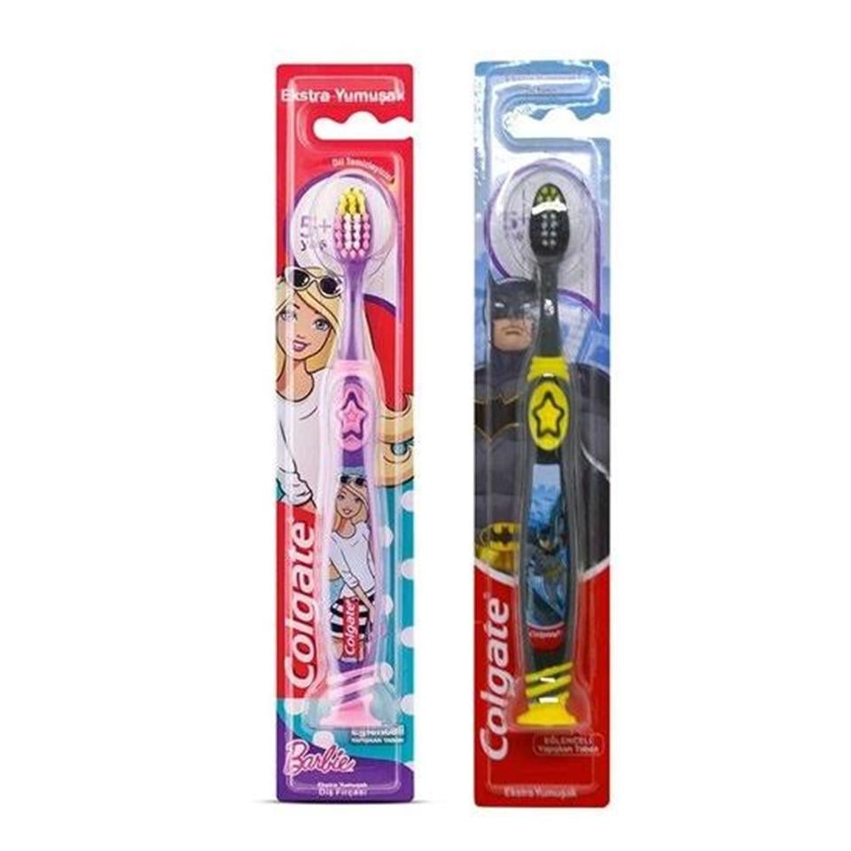 COLGATE BARBİE BATMAN 5+ YAŞ EKSTRA YUMUŞAK 0 ÇOCUK DİŞ FIRÇASI