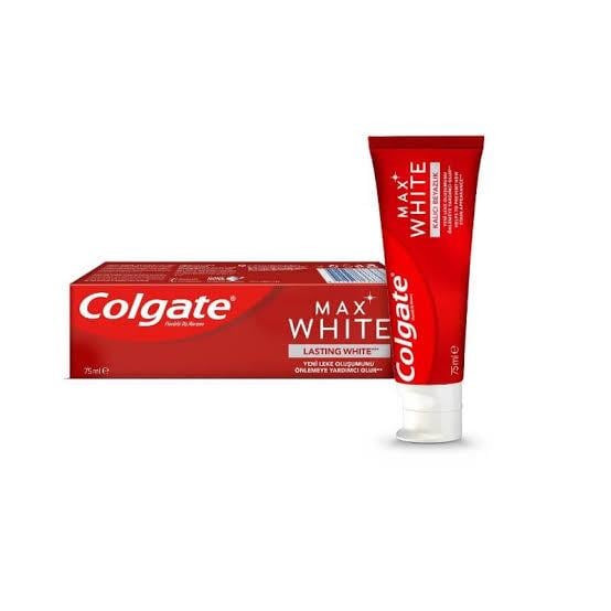 COLGATECOLGATE MAX WHİTE KALICI BEYAZLIK BEYAZLATICI DİŞ MACUNU 75 ML