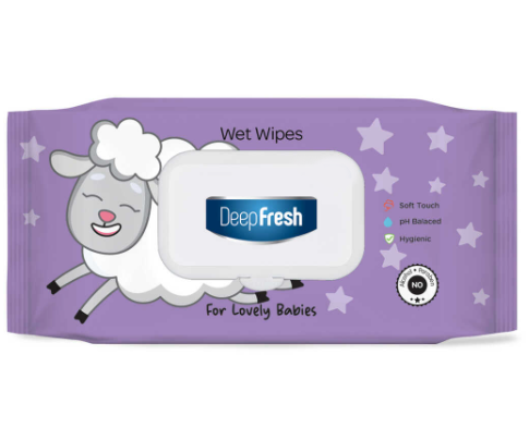 DEEP FRESHDEEP FRESH LOVELY BABİES ISLAK BEBEK HAVLUSU (KUZU FİGÜRLÜ) 90'LI
