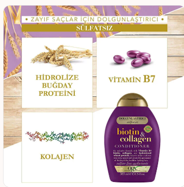 DefaultOGX SAÇ KREMİ BİOTİN&COLLAGEN 385ML