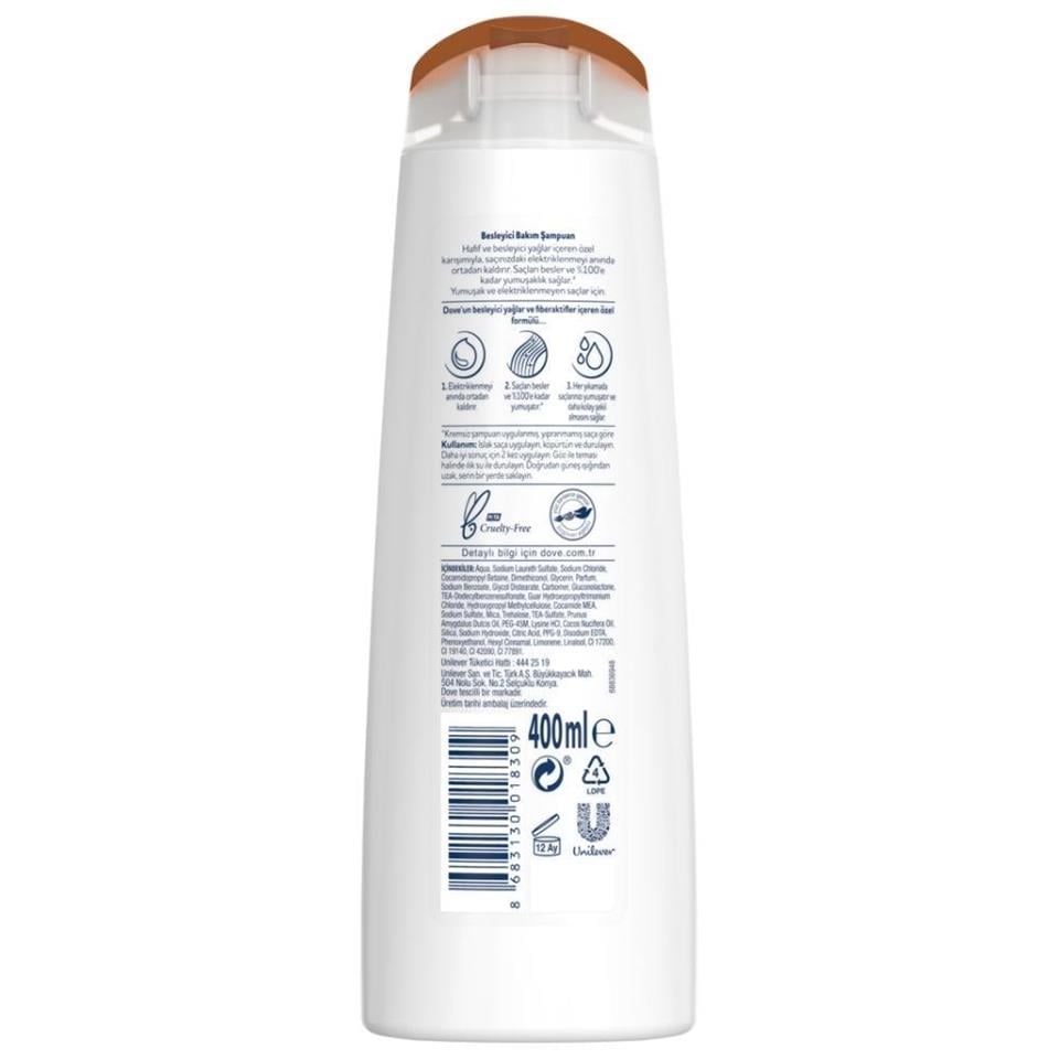DOVE BESLEYİCİ BAKIM ŞAMPUAN 400 ML