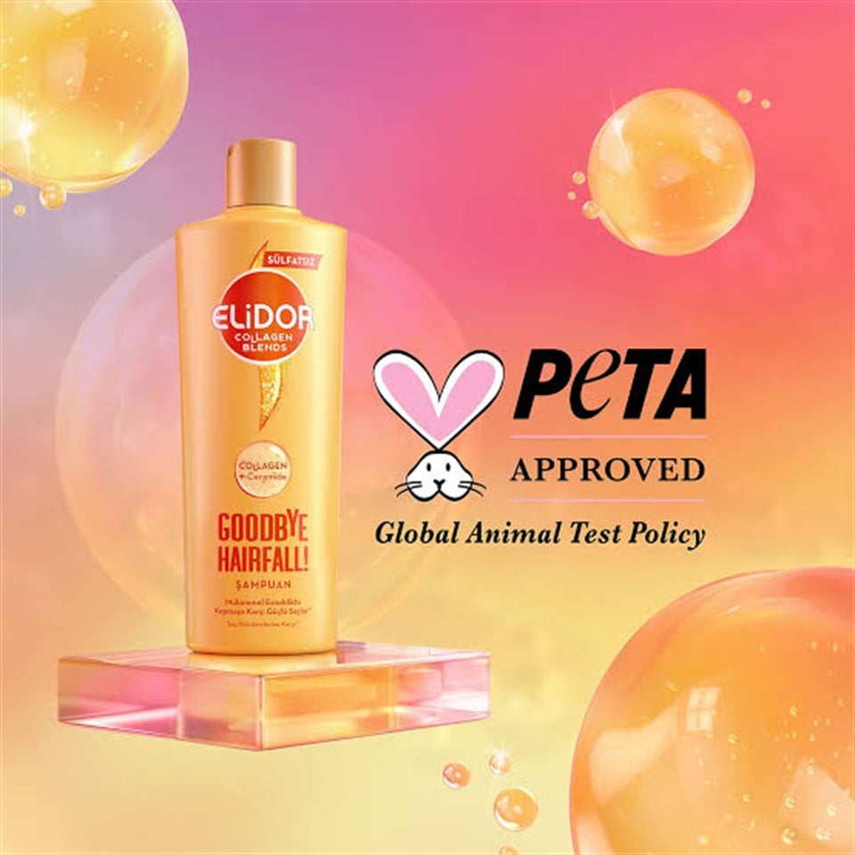 ELIDOR COLLAGEN BLENDS SÜLFATSIZ SAÇ BAKIM ŞAMPUANI GOODBYE HAIRFALL SAÇ DÖKÜLMELERINE KARŞI 350 ML