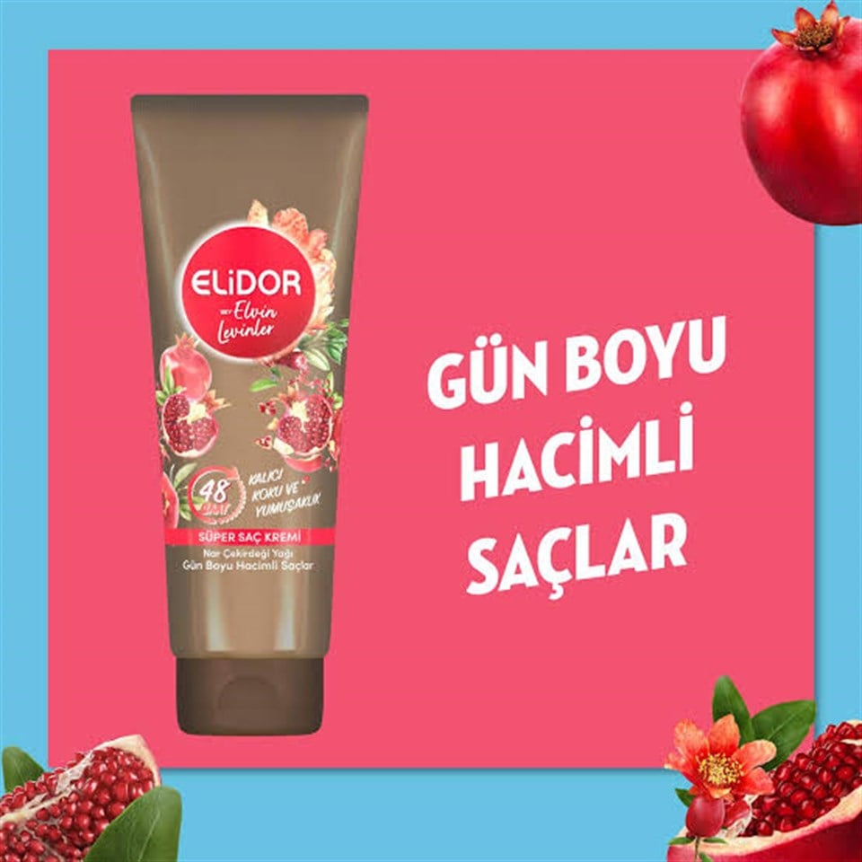 ELİDOR DOĞANIN ENERJİSİ TÜP GÜNBOYU HACİMLİ SAÇ KREMİ170 ML
