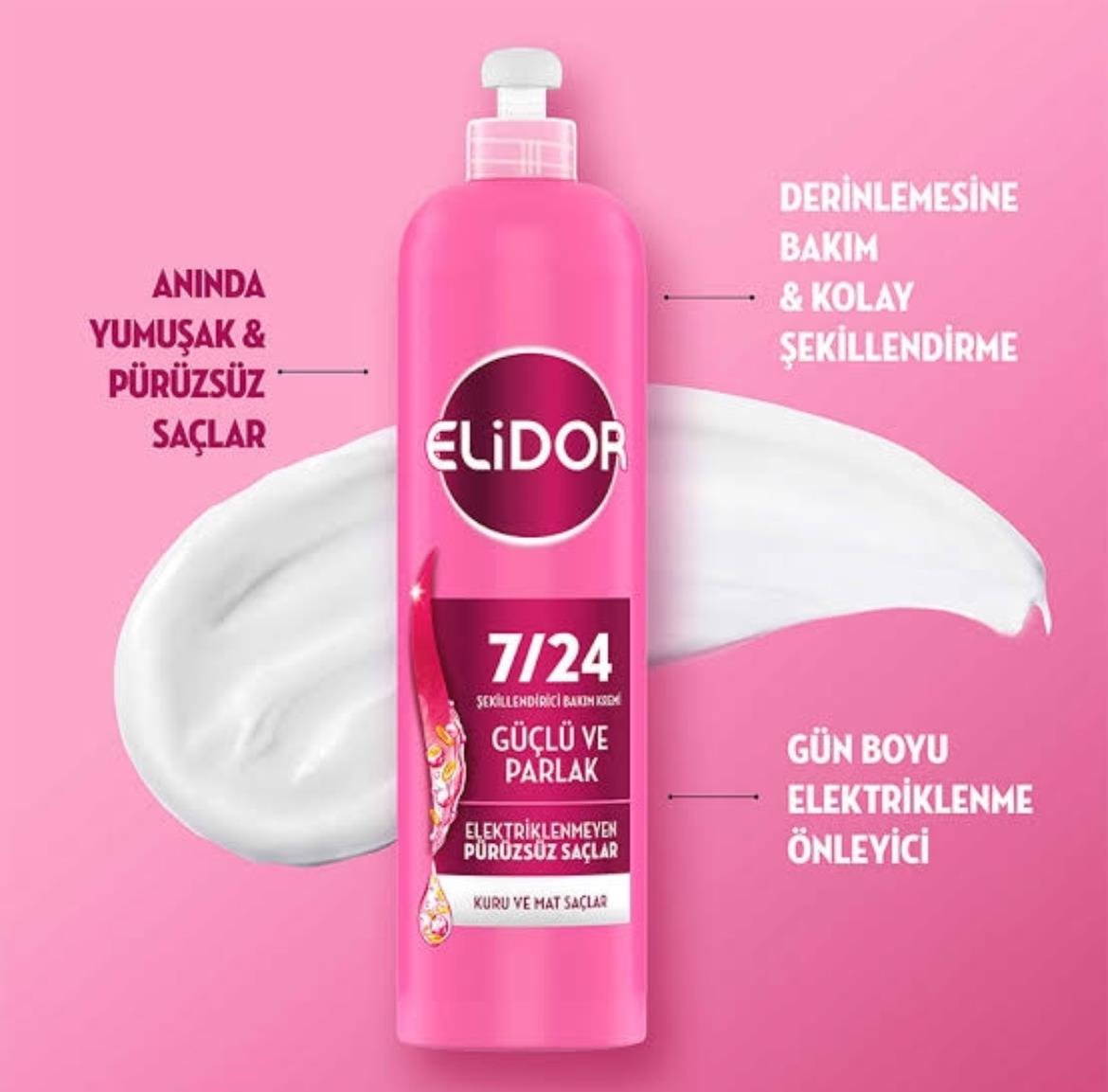 ELİDORELİDOR 7/24 ELEKTRİKLENME ÖNLEYİCİ BAKIM KREMİ 265 ML