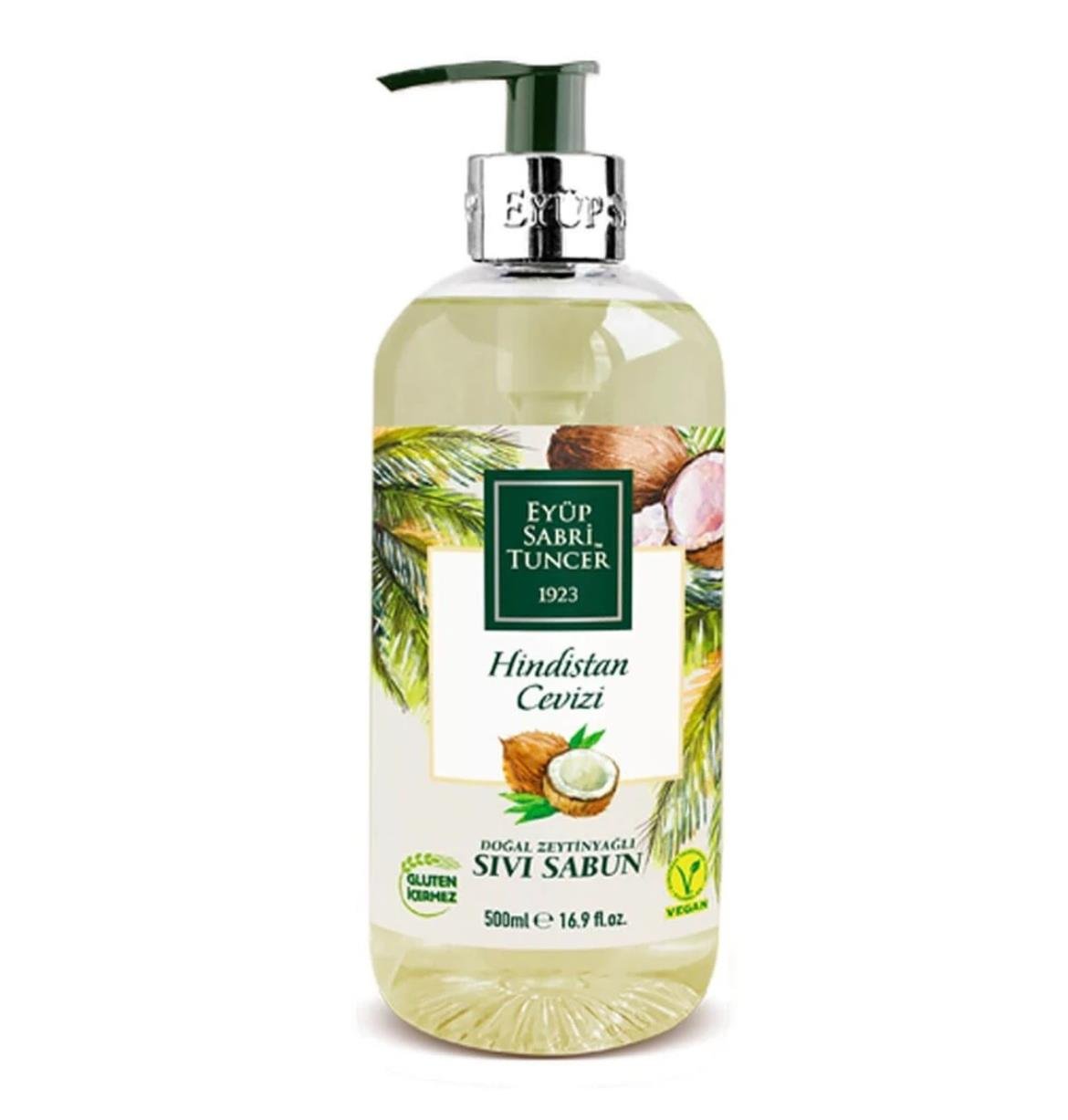 EYÜP SABRİ TÜNCEREYÜP SABRİ TUNCER HİNDİSTAN CEVİZİ SIVI SABUN 500 ML
