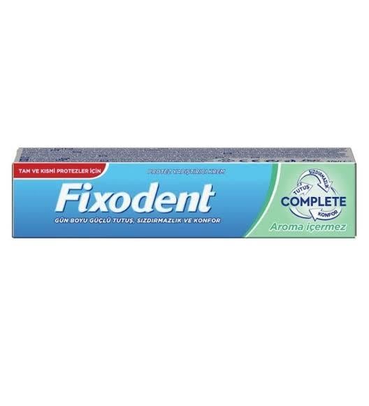 FİXODENTFİXODENT COMPLETE DİŞ PROTEZİ YAPIŞTIRICI KREM AROMASIZ 47 GR