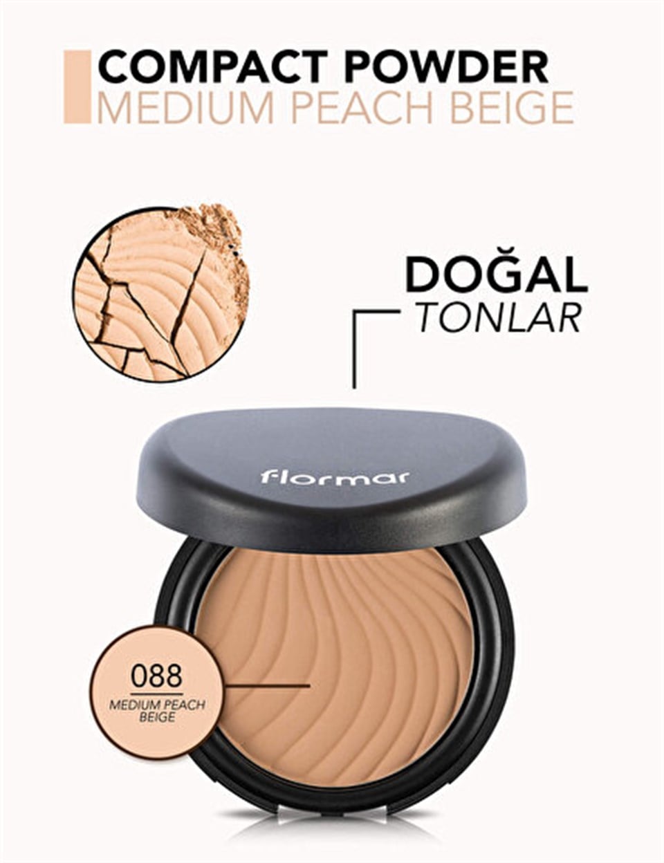 FLORMAR COMPACT POWDER PUDRA 088