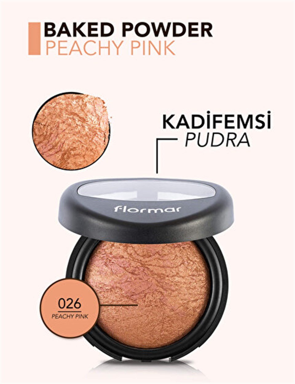 FLORMAR SELECTİON BAKED POWDER PUDRA 026