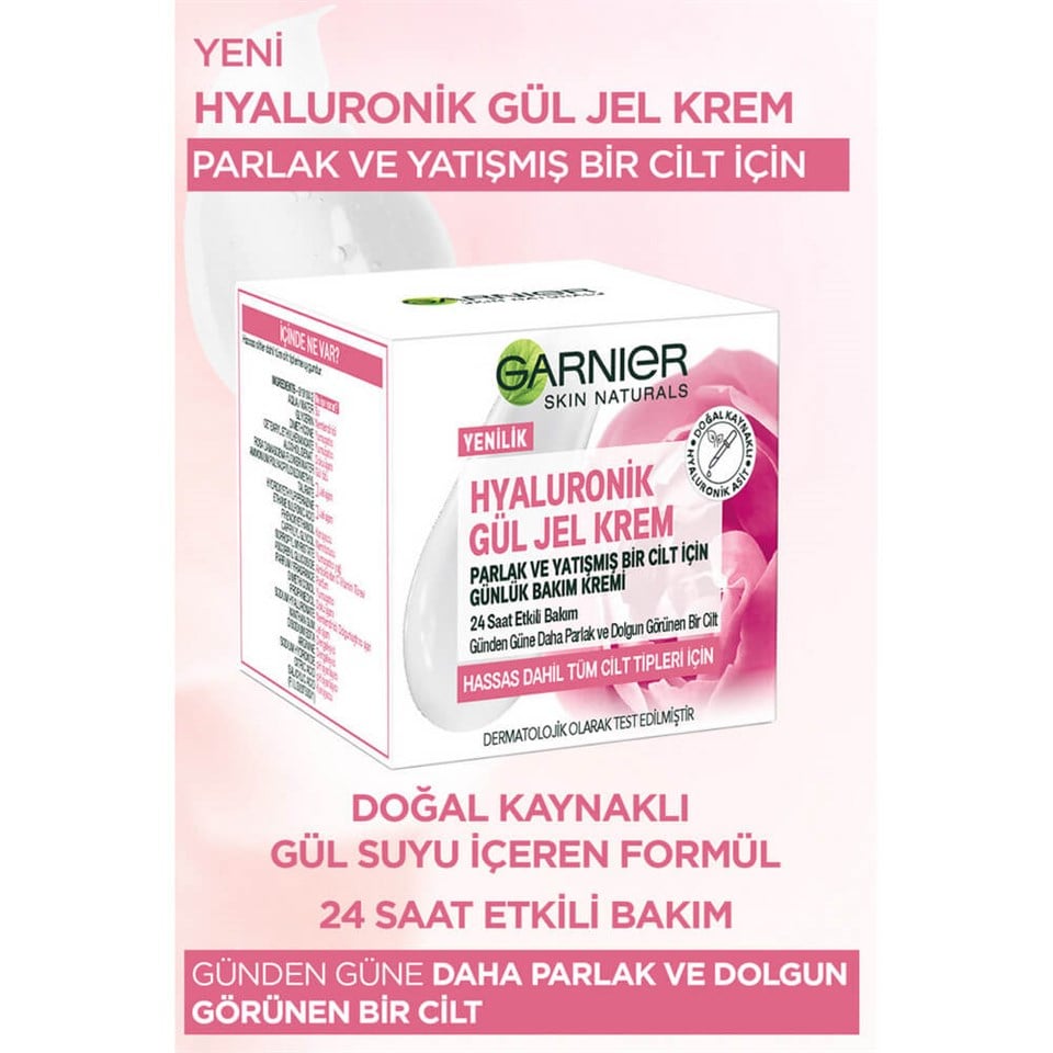 GARNİER HYALURONİK JEL KREM GÜL 50 ML