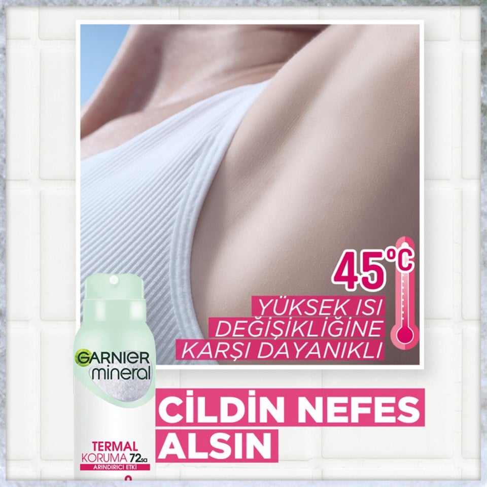 GARNİER MİNERAL DEODORANT TERMAL KORUMA 150ML