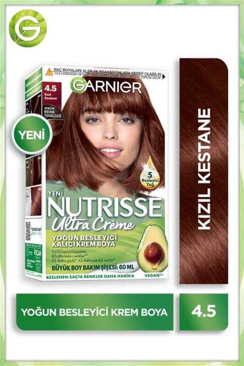 GARNİER NUTRİSSE ULTRA CREME 4,5 KIZIL KESTANE