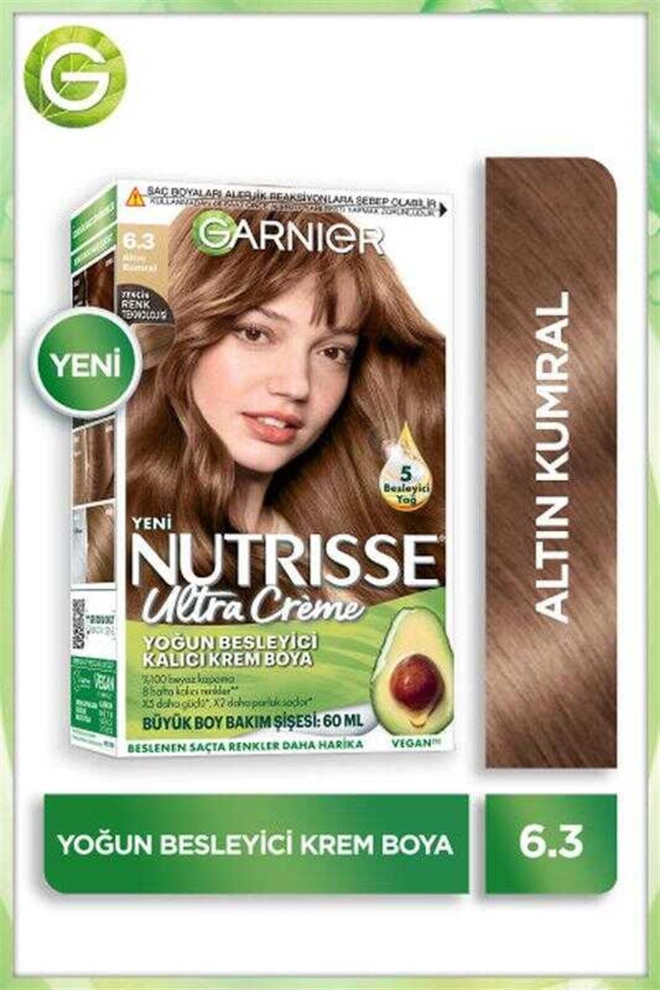 GARNİER NUTRİSSE ULTRA CREME 6,3 ALTIN KUMRAL
