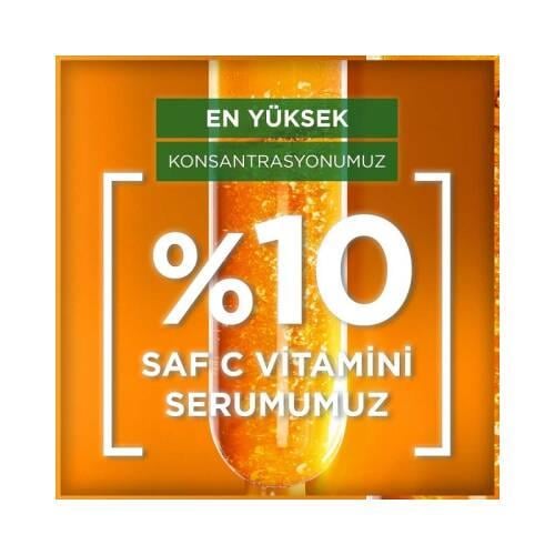 GARNİERGARNİER C VİTAMİNİ SÜPER AYDINLATICI GECE SERUMU 30 ML