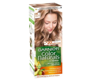 GARNİERGARNİER NO:8N DOĞAL AÇIK KUMRAL COLOR NATURALS BOYA