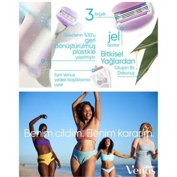 GİLLETTE VENUSGİLLETTE VENUS COMFORTGLİDE BREEZE YEDEK KADIN TIRAŞ BIÇAĞI 4'LÜ PAKET