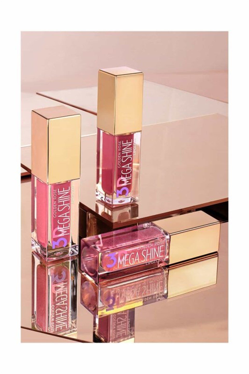 GOLDEN ROSE 3D MEGA SHİNE LİPGLOSS NO:105