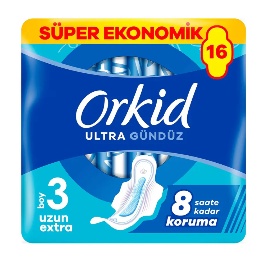 Kadın Bakım ÜrünleriORKİDORKİD ULTRA EXTRA UZUN EXTRA 16'LI