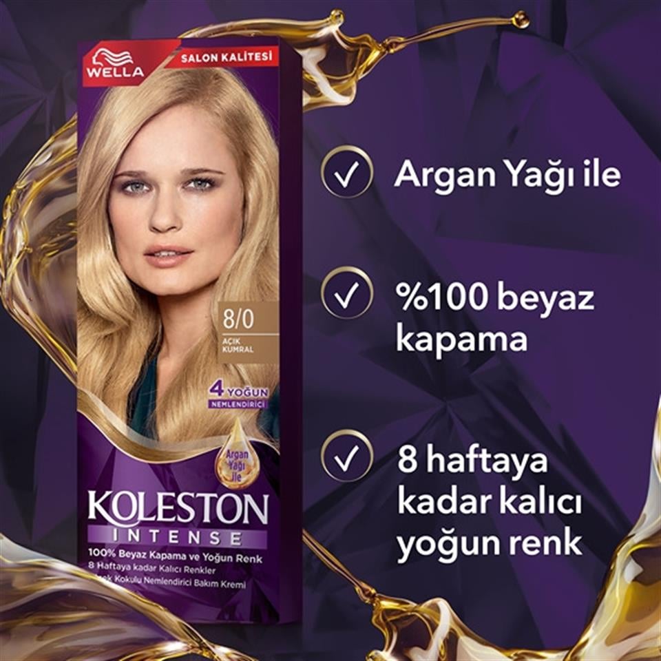 KOLESTON NATURAL İNTENSE 8,0 SARI