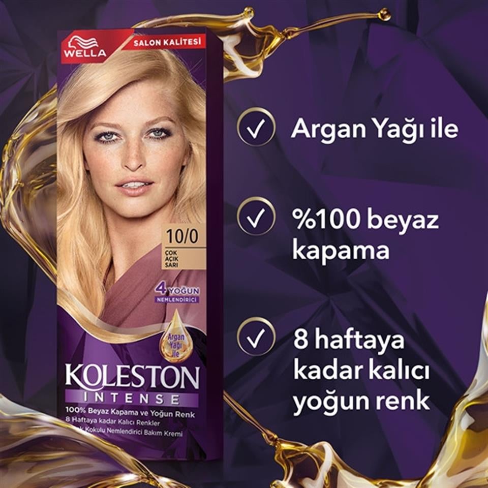 KOLESTON NATURALS İNTENSE 10,0 ULTRA AÇIK SARI