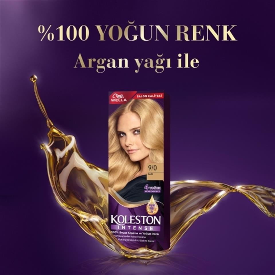 KOLESTON NATURALS İNTENSE 9,0 AÇIK SARI 