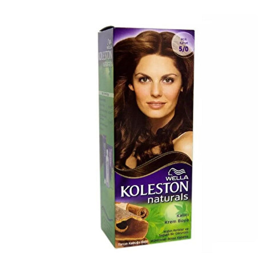 KOLESTON NATURALS SAÇ BOYASI AÇIK KAHVE 5,0
