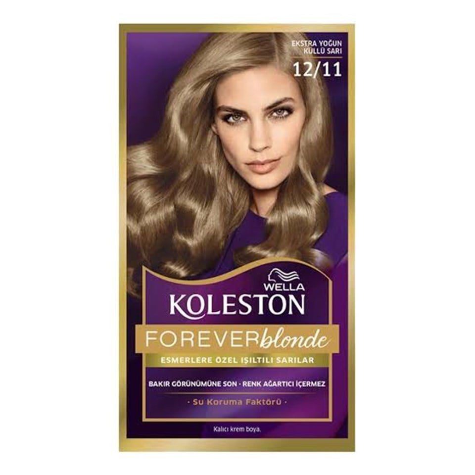 KOLESTON SET SAÇ BOYASI EXTRA YOĞUN KÜLLÜ SARI 12/11
