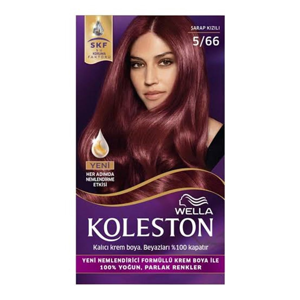 KOLESTON SET SAÇ BOYASI ŞARAP KIZILI 5/66